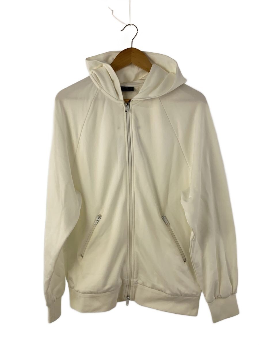 【中古】BALENCIAGA◆Unity Sports Icon Hoodie/ジップパーカー/XL/綿織物/WHT//【メンズウェア】
