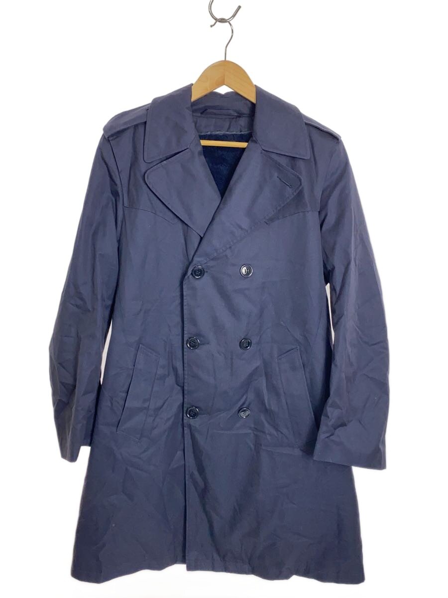【中古】ITALIAN MILITARY◆厚地の外套/--/--/NVY/無地【メンズウェア】