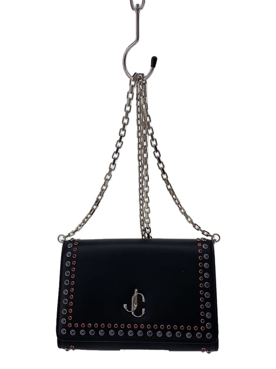 【中古】JIMMY CHOO◆クラッチペダル御徒面子/--/BLK【御徒面子】