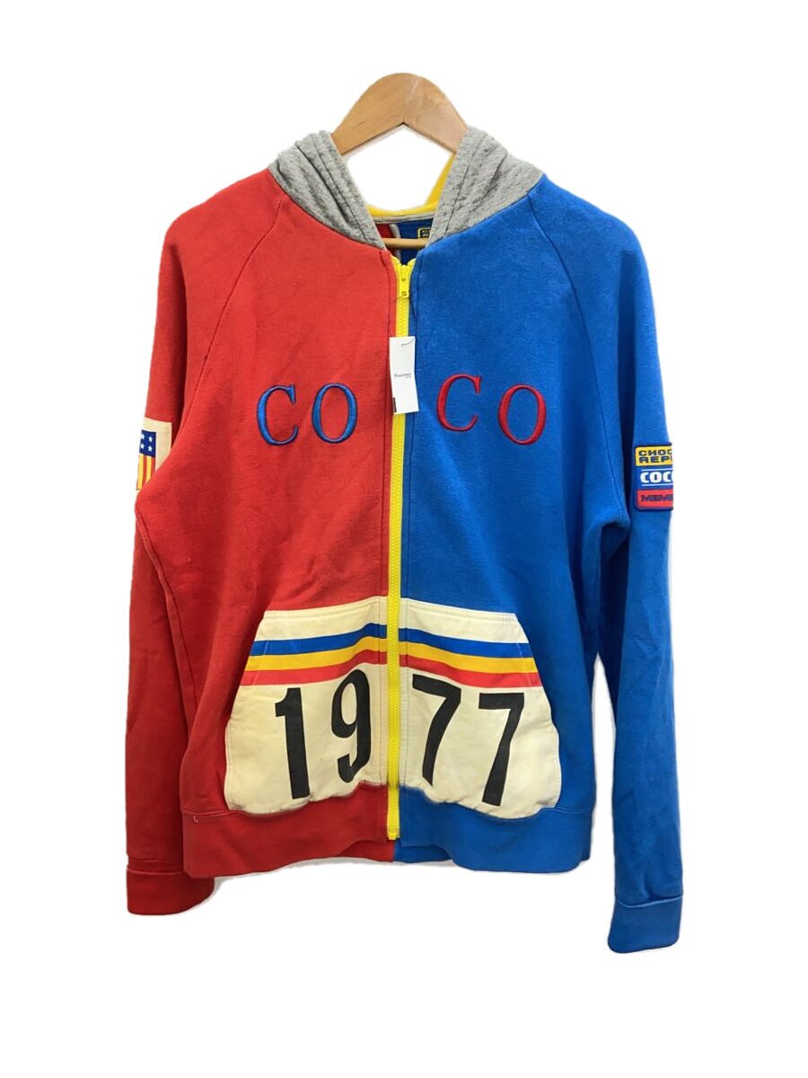 【中古】COCOA’77◆パーカー/L/綿織物/バイ色つや//【メンズウェア】