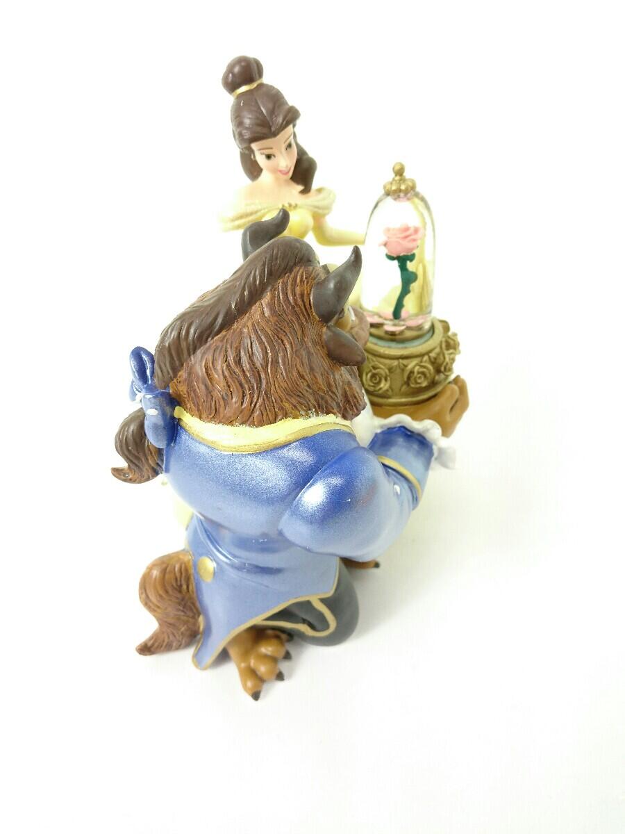 中古 インテリア 日用雑貨 Disney 美女と野獣 Snowglobe スノーグローブ オルゴール 箱付 店 Street 2ｎｄ