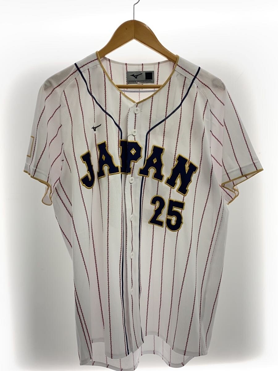 【中古】MIZUNO◆制服/L/WHT//【運動競技】