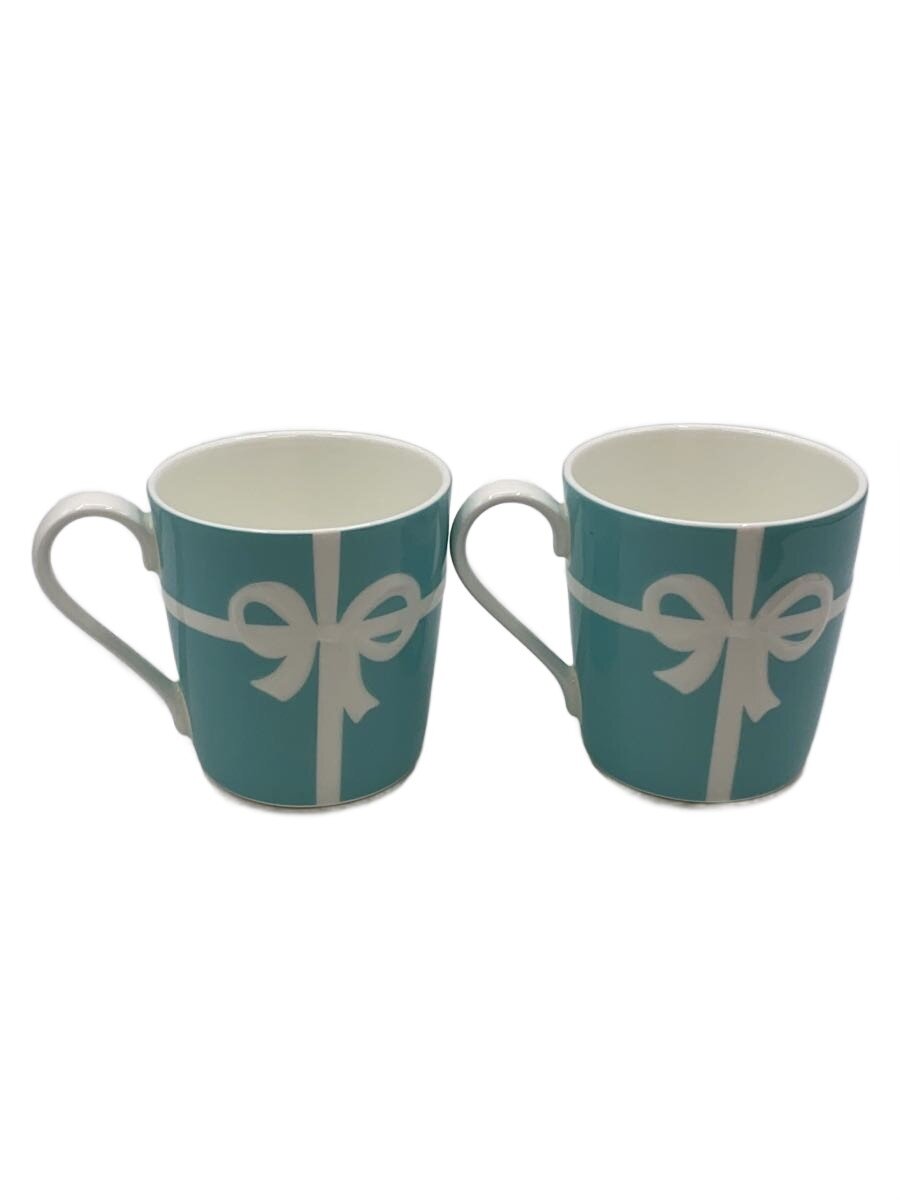 【中古】TIFFANY\u0026Co.◆ブルーボックスハペアマグカップ/優勝杯/2点仕掛ける/BLU【御厨子所備品】