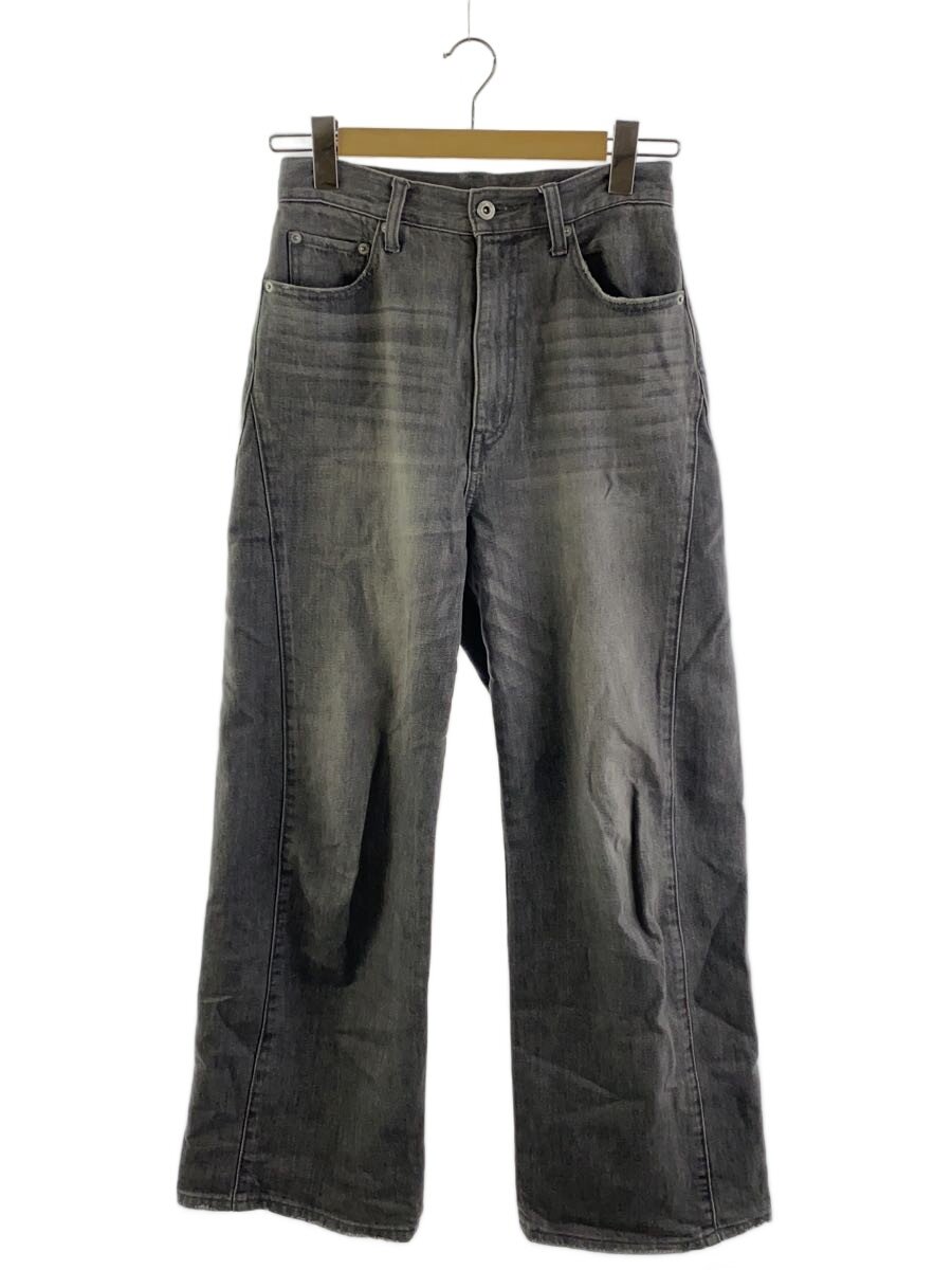 【中古】Plage◆25年/pannelジーンズ/36/綿織物/GRY/無地/25-030-922-7260-3-0//【レディースお召しもの】