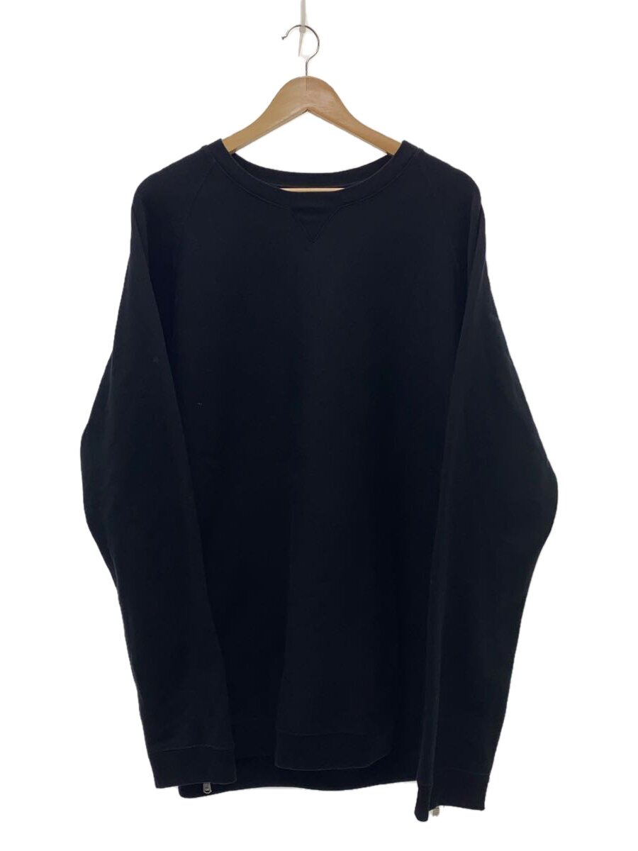 【中古】TAKAHIROMIYASHITA TheSoloist.◆流汗/crew neck sweatshirt/XXS/綿織物/BLK/無地/0014bAW20【メンズウェア】