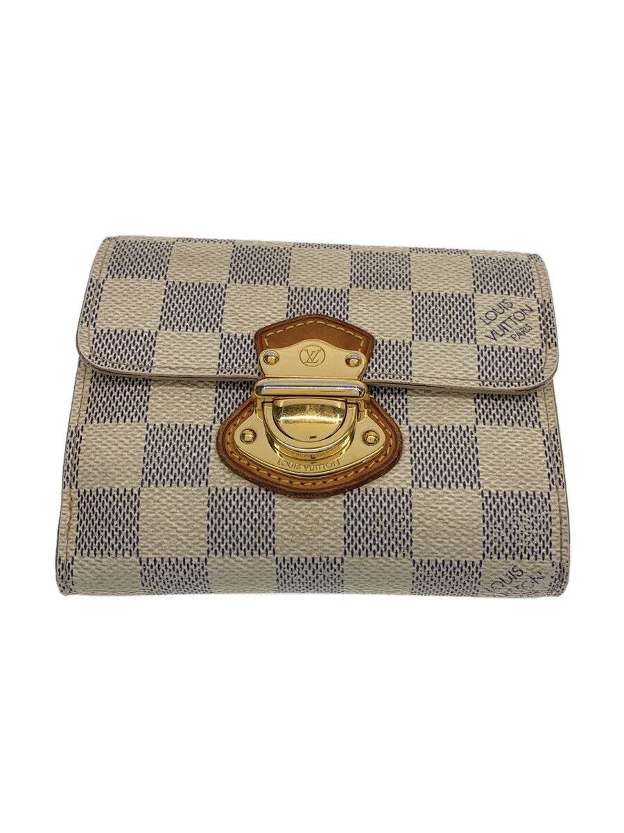 【中古】LOUIS VUITTON◆ポルト・フォイユ・ジョイ_ダミエ・アズール_WHT/PVC/WHT/総柄/レディース【服飾雑貨他】｜2ｎｄ STREET 店
