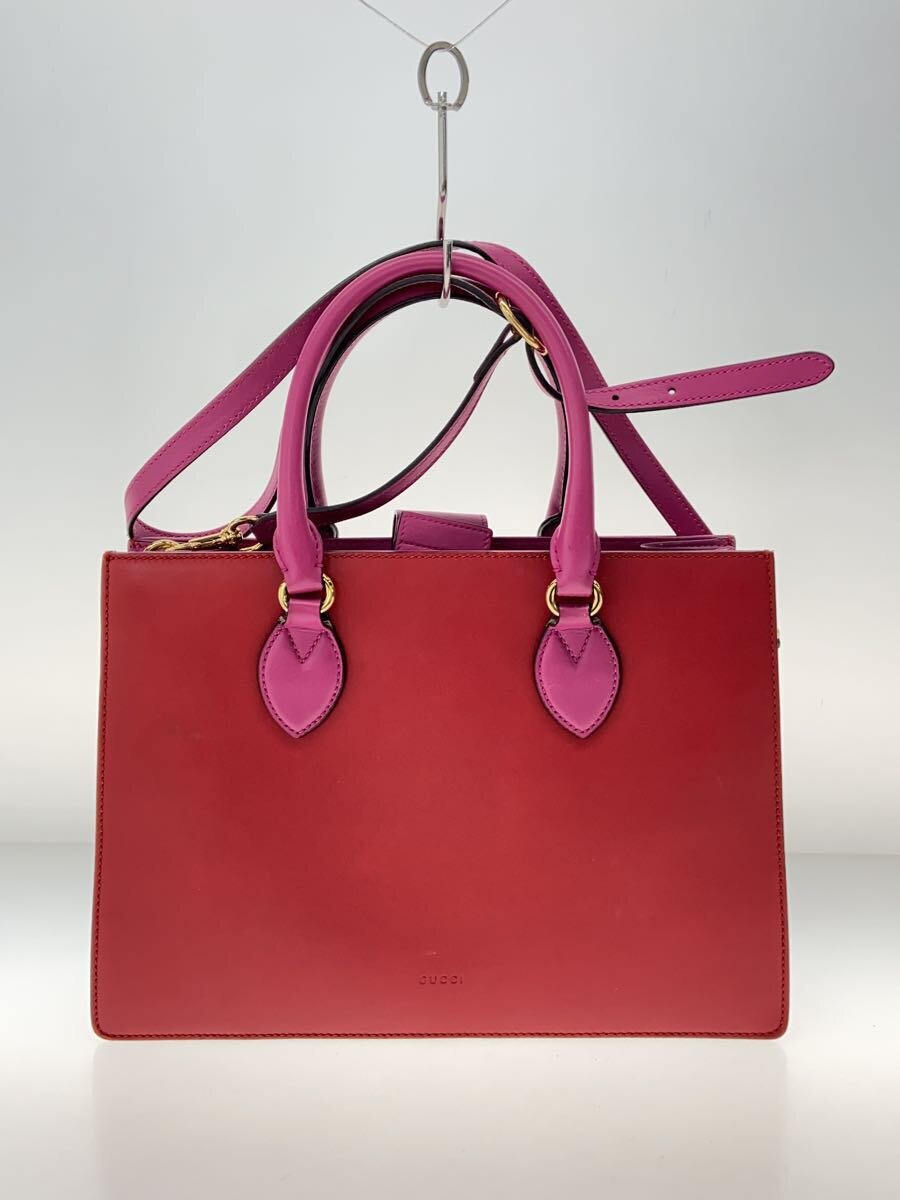 【中古】GUCCI◆トートバッグ/レザー/RED【バッグ】｜2ｎｄ STREET 店