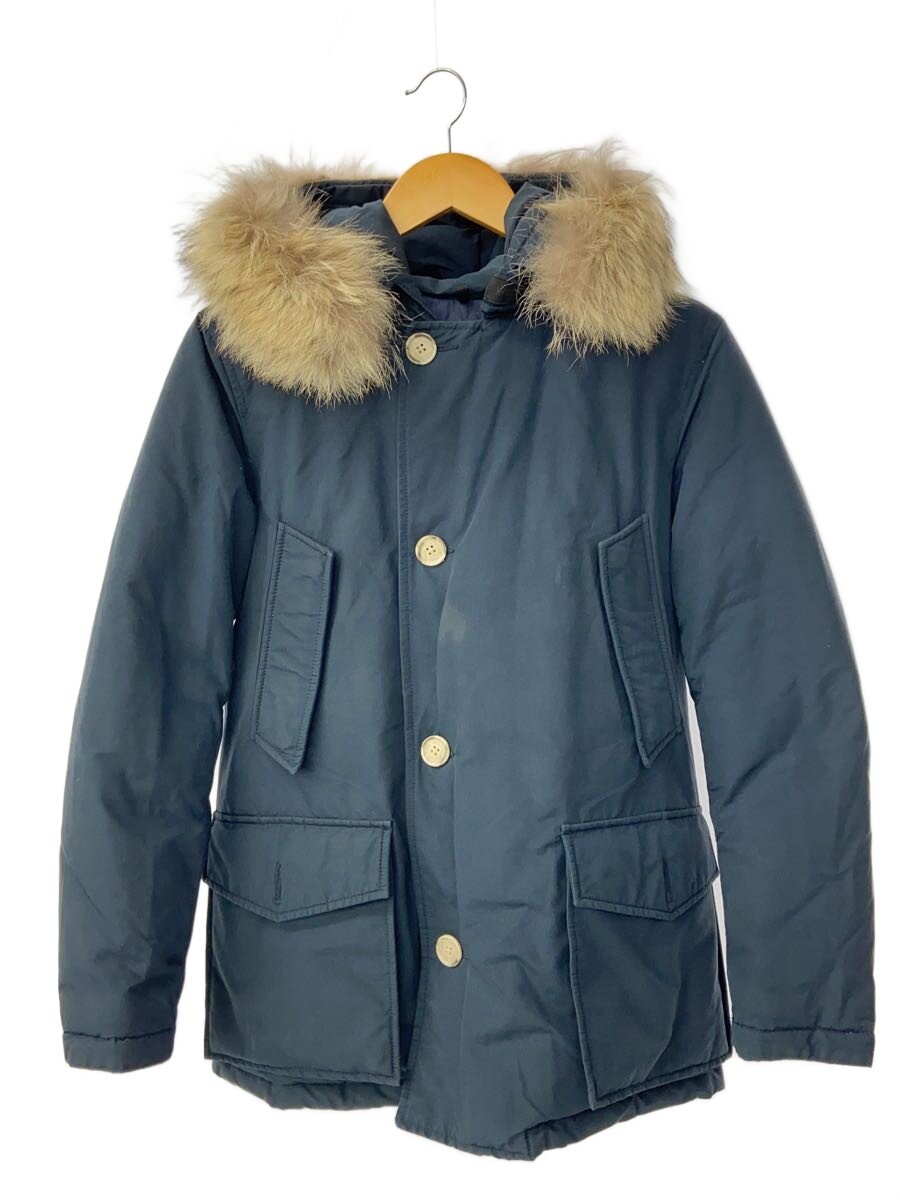【中古】Woolrich◆落ちこむ上衣/アークティックパーカー/XXS/綿織物/GRN/無地/1502284【レディース御召しもの】