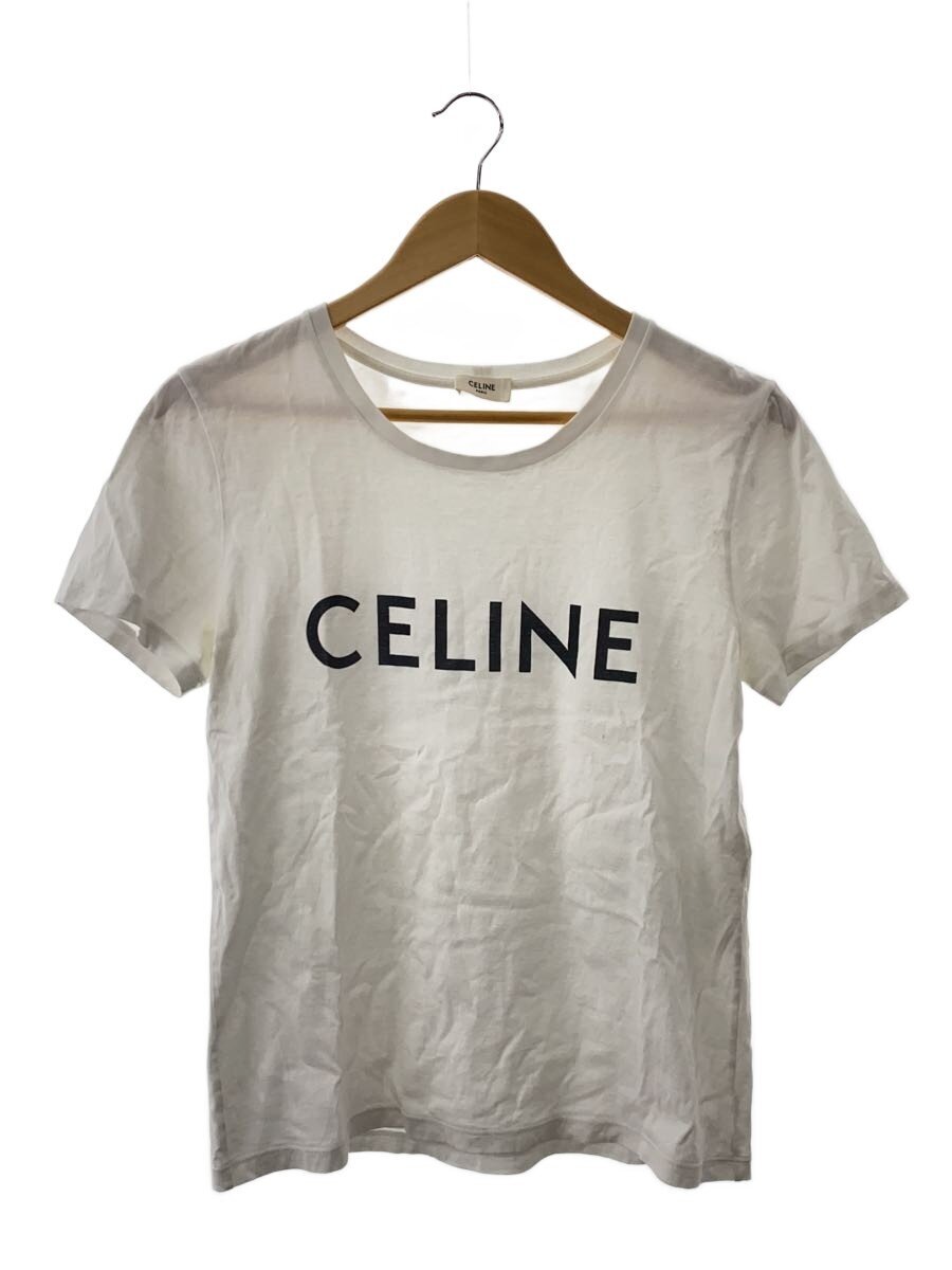 【中古】CELINE◆プルオーバー/M/綿織物/WHT【レディースお召しもの】