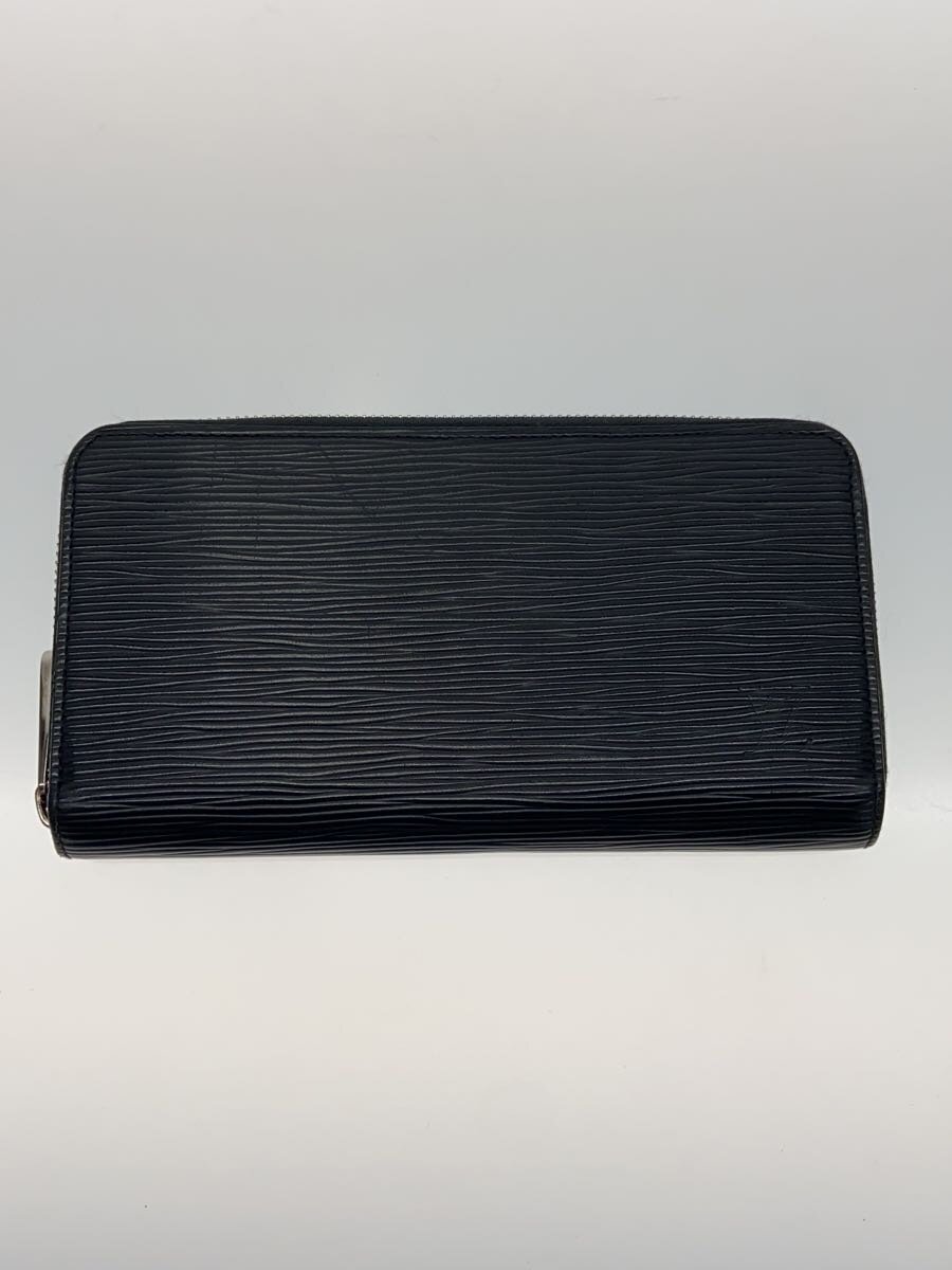 【中古】LOUIS VUITTON◆ジッピー・ウォレット_エピ_BLK/なめし革/BLK/レディース【服飾雑貨他】