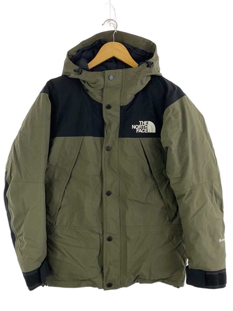 【中古】THE NORTH FACE◆MOUNTAIN DOWN JACKET_マウンテンダウンジャケット/S/ナイロン/KHK【メンズウェア】｜2ｎｄ STREET 店