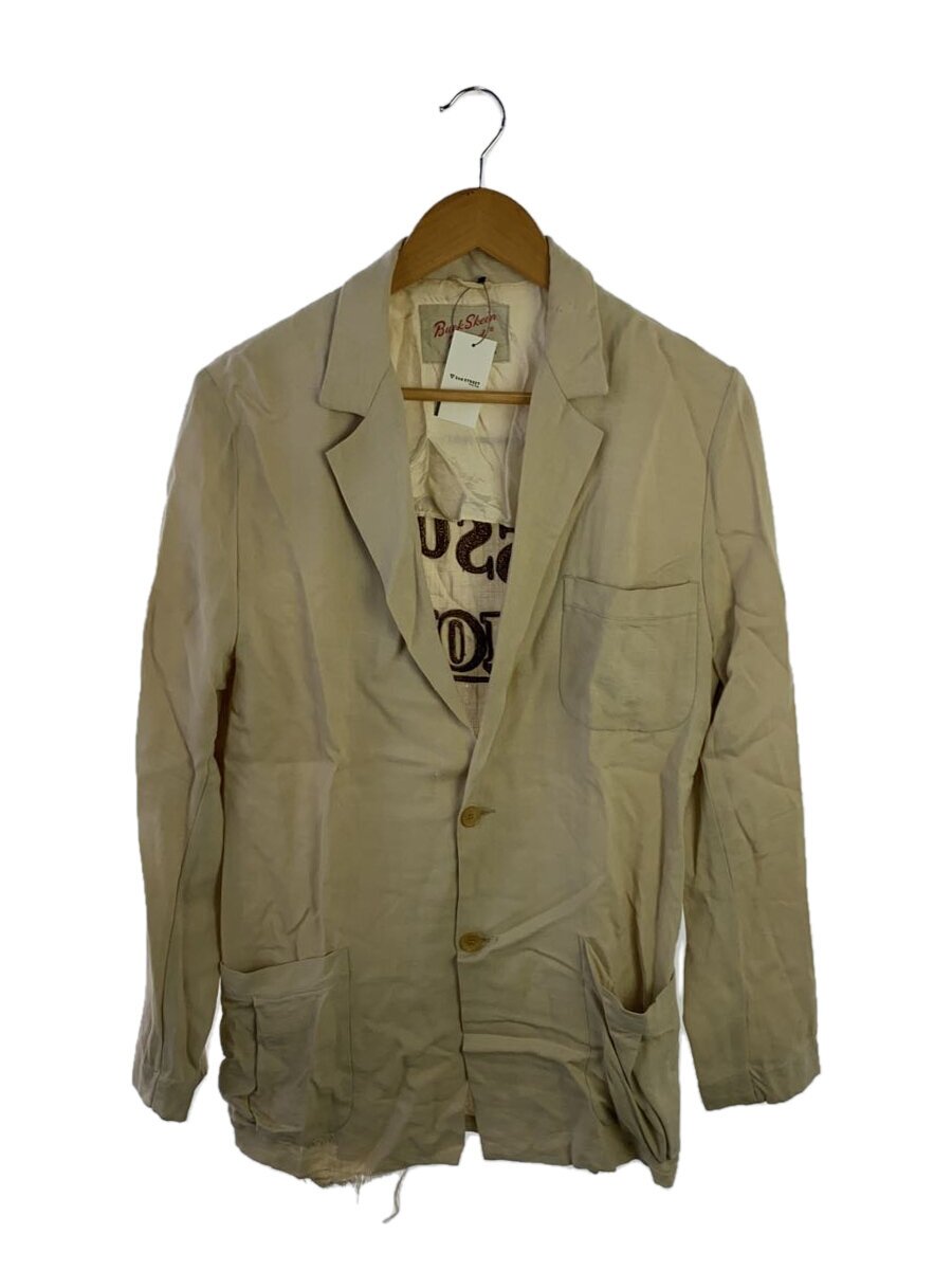 【中古】当てずっぽう50s/Buck Skein Brand/テーラードジャケット/うしろ側刺しゅう/人絹/BEG【メンズウェア】