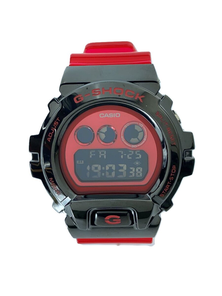 【中古】CASIO◆石英ウオッチ_G-SHOCK/デジタル/赤いこと/GM-6900B-4JF【服飾雑貨他】