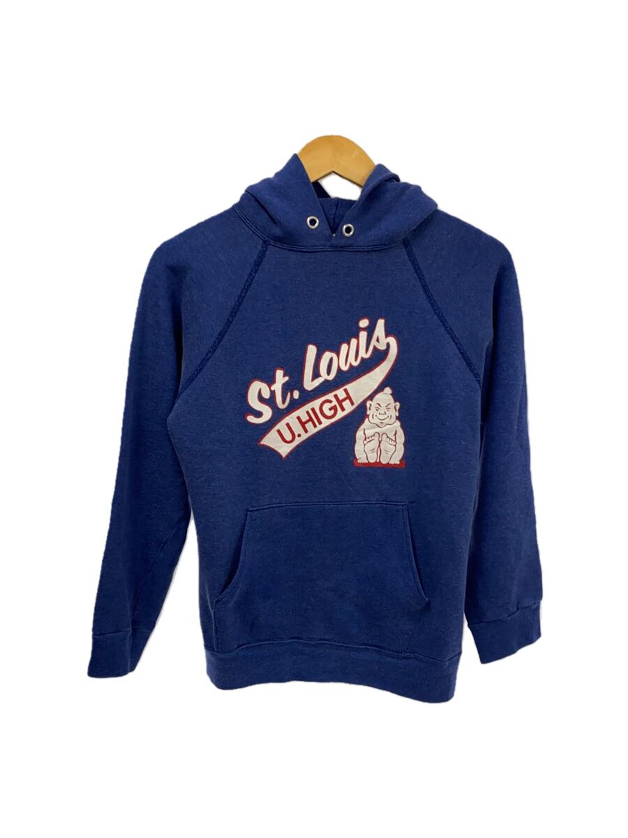 【中古】Champion◆80s/VINTAGE/USA製/St.LOUIS/ビルケン/パーカー/M/綿織物/NVY【メンズウェア】
