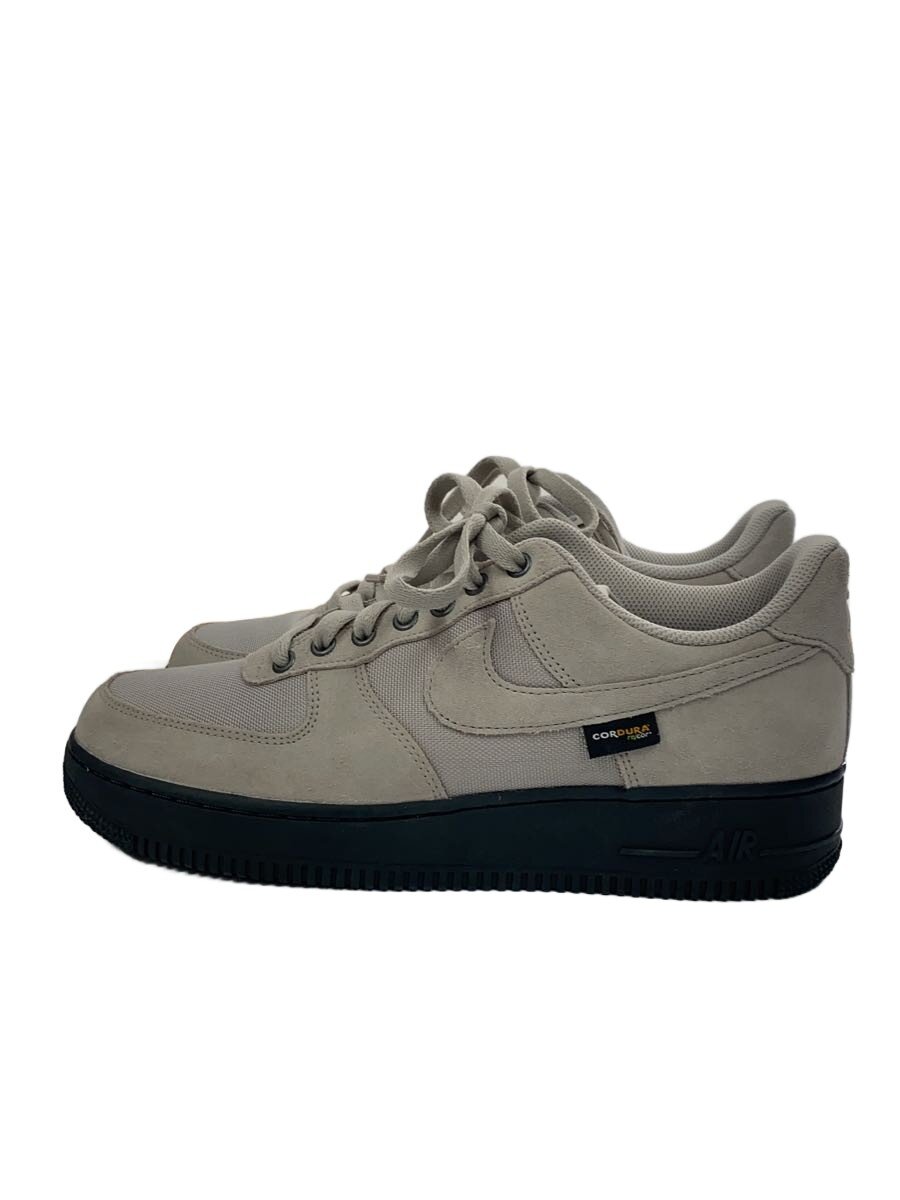 【中古】NIKE◆AIR FORCE 1 07_エア湖 フォース 1 07/27.5珊/GRY【シューズ】