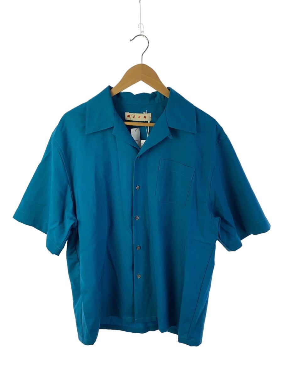【中古】MARNI◆半袖プルオーバー/50/アンゴラ/BLU/CUMU0213A5//【メンズウェア】