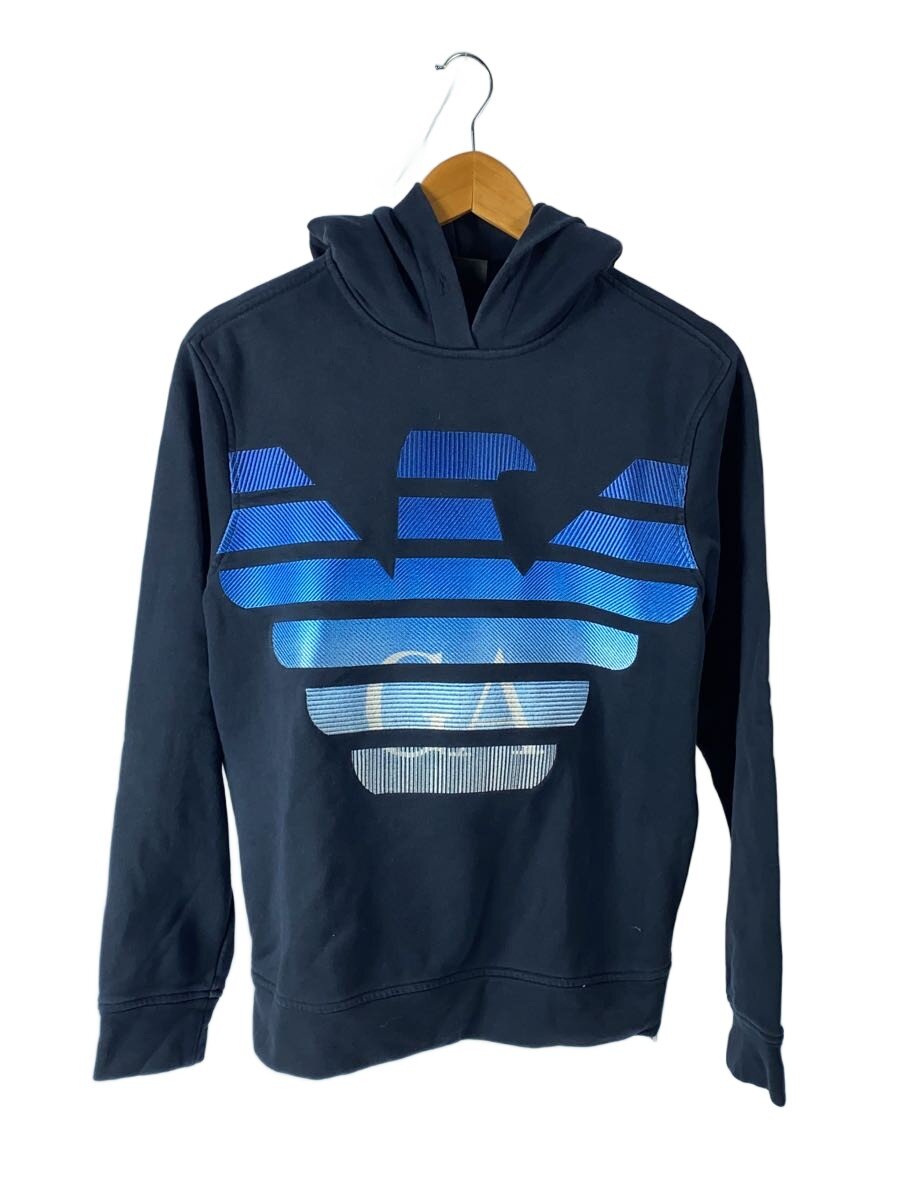 【中古】EMPORIO ARMANI◆パーカー/S/綿織物/NVY/3H1MN6 1JVTZ【メンズウェア】