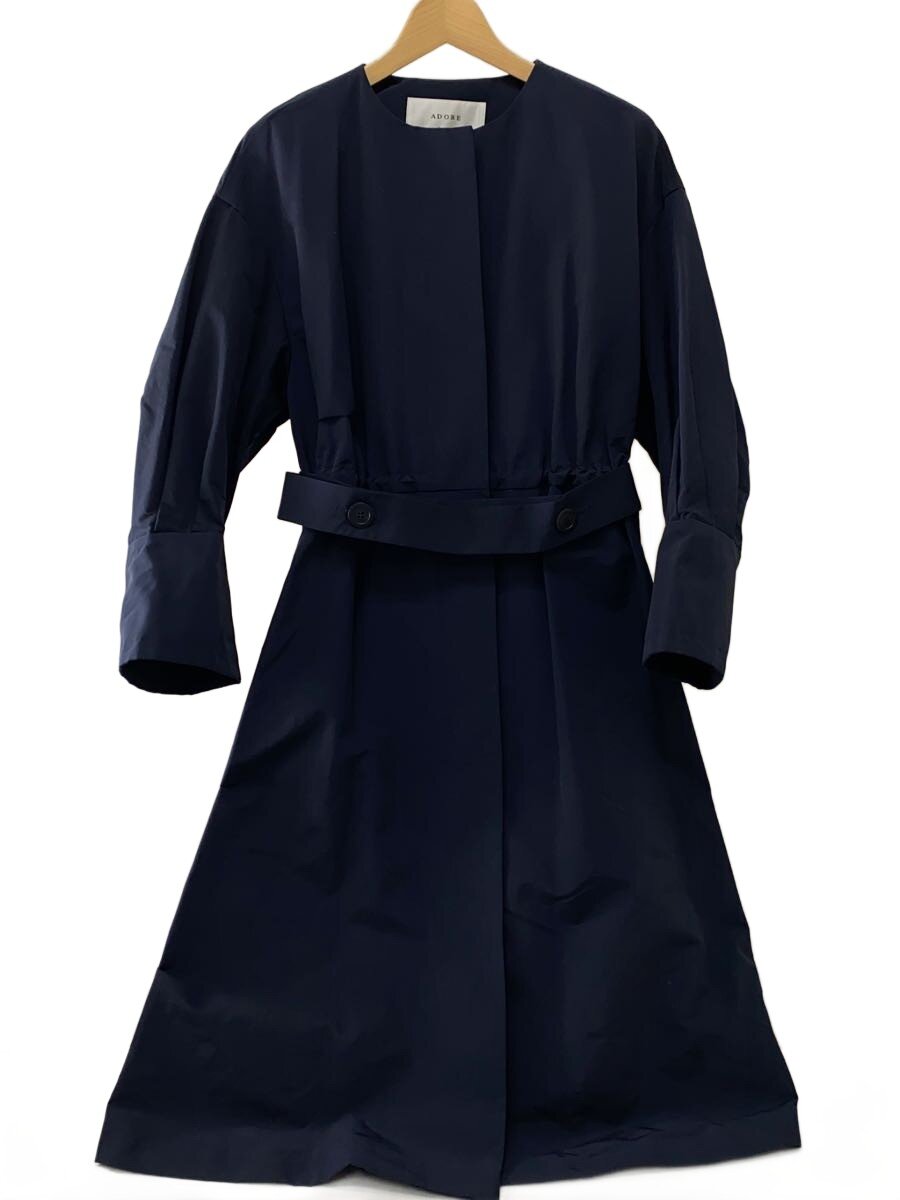 【中古】ADORE◆長袖衣裳/36/綿織物/NVY/無地/531-9152321【レディース御召しもの】
