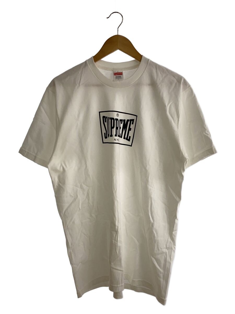 【中古】Supreme◆WARM UP TEE/L/綿織物/WHT【メンズウェア】