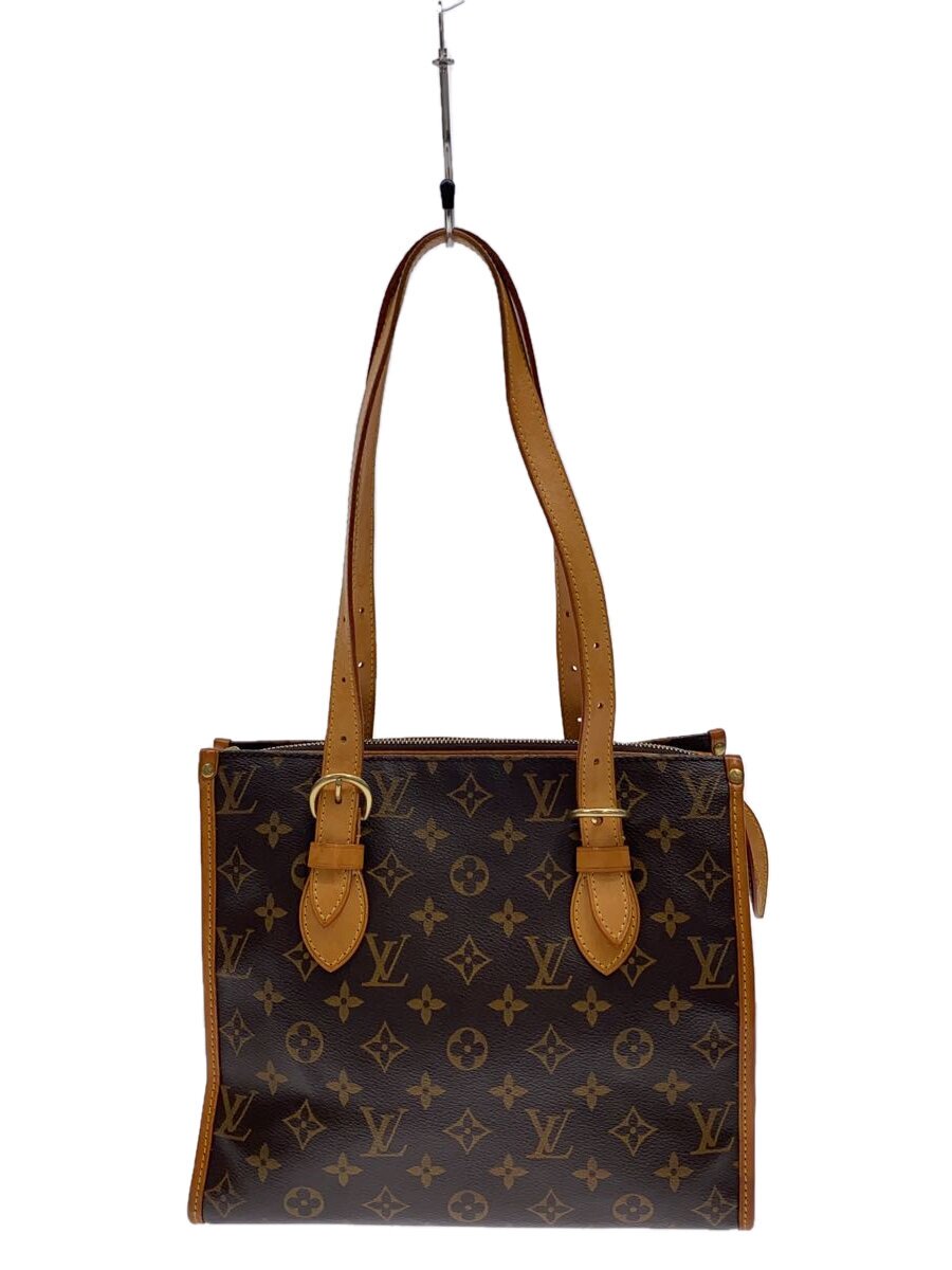 【中古】LOUIS VUITTON◆ポパンクール・オ_モノグラム・帆布/PVC/BRW/M40007【御徒面子】