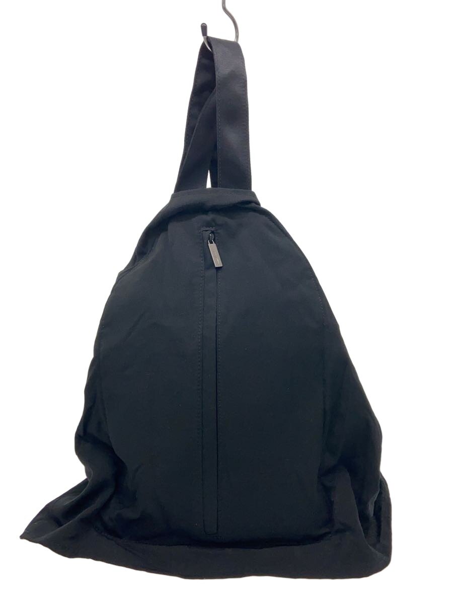【中古】YOHJI YAMAMOTO◆W/GABARDINE CROSS DRAPED BACKPACK/背嚢/うしろ側容器に並べる/FL-184-166//【御徒面子】