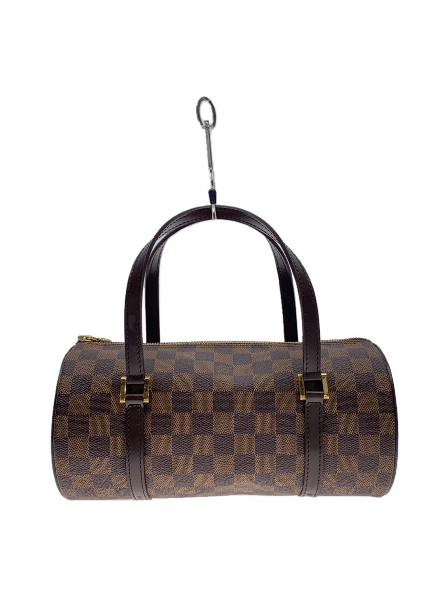 【中古】LOUIS VUITTON◆パピヨン26_ダミエ・エベヌ_BRW/PVC/BRW【御徒面子】