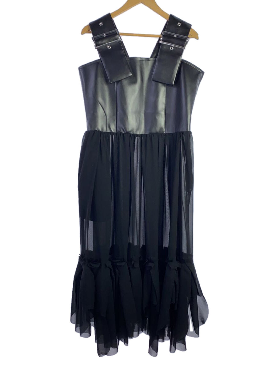 【中古】COMME des GARCONS◆AD2024/ワンピース/M/フェイクレザー/BLK/gn-a009//【レディースウェア】|2nd STREET 店