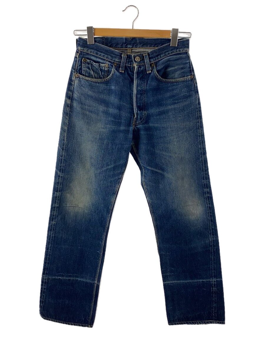 【中古】Levi’s◆VT/50s/XX/503B/革パッチ/ストレートパンツ/デニム/インディゴ/実寸W27【メンズウェア】|2nd STREET 店