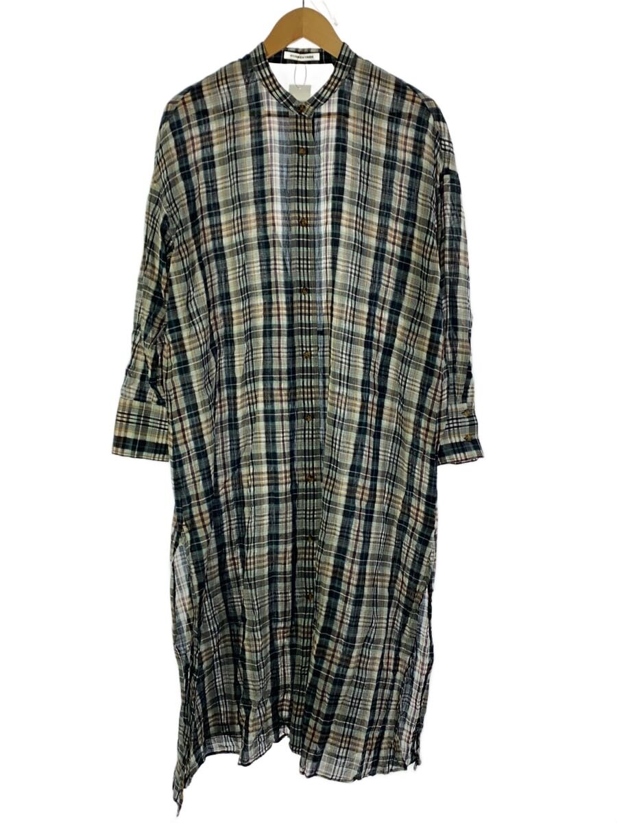 【中古】CURRENTAGE◆長袖衣装/--/綿織物/GRN/照合のしるし【レディース御召しもの】