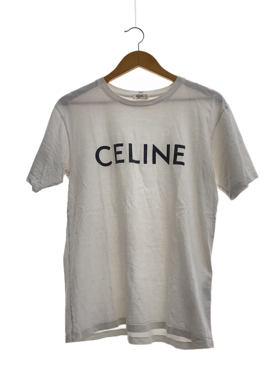 【中古】CELINE◆プルオーバー/--/綿織物/WHT/無地/2X764671Q【レディースお召しもの】