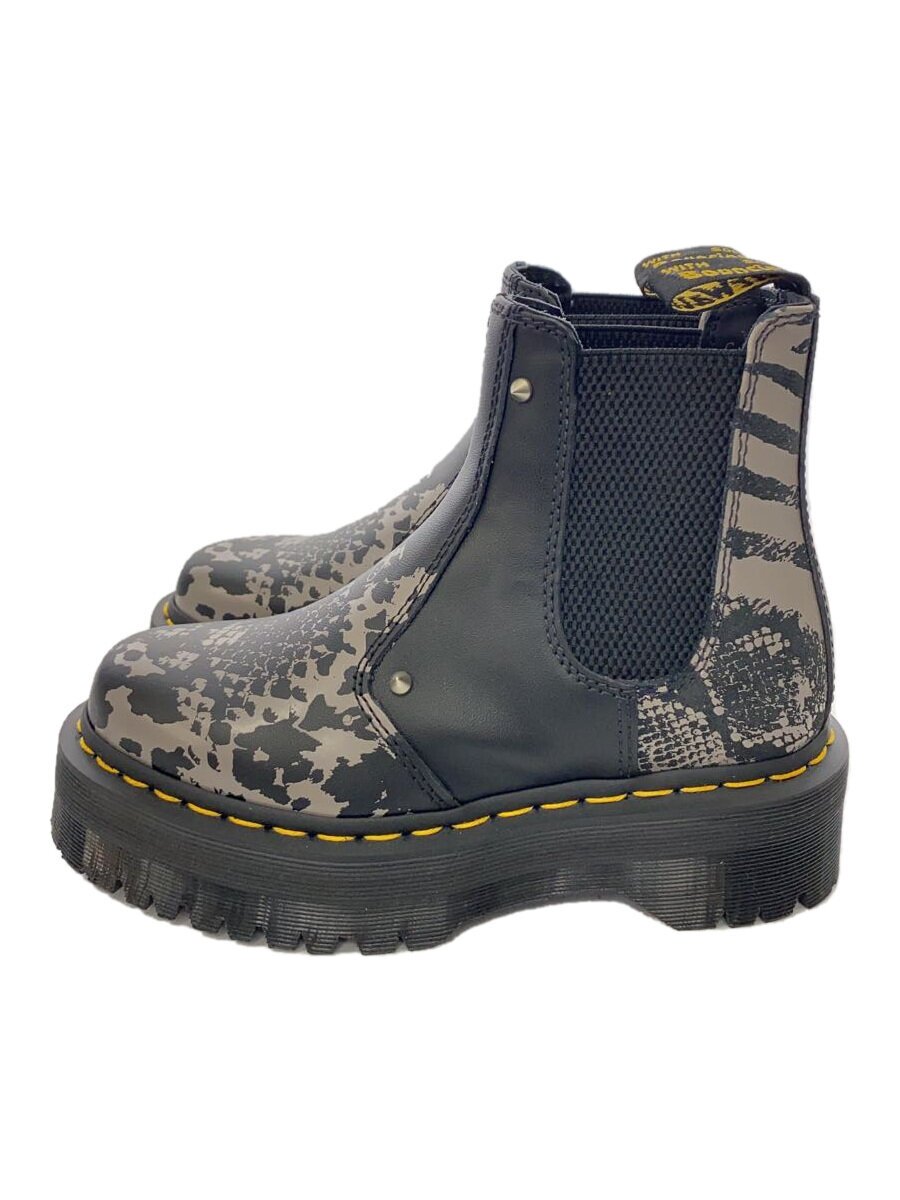 【中古】Dr.Martens◆QUAD CHELSEA BOOT/サイドゴアブーツ/UK3/BLK/2976【シューズ】|2nd STREET 店