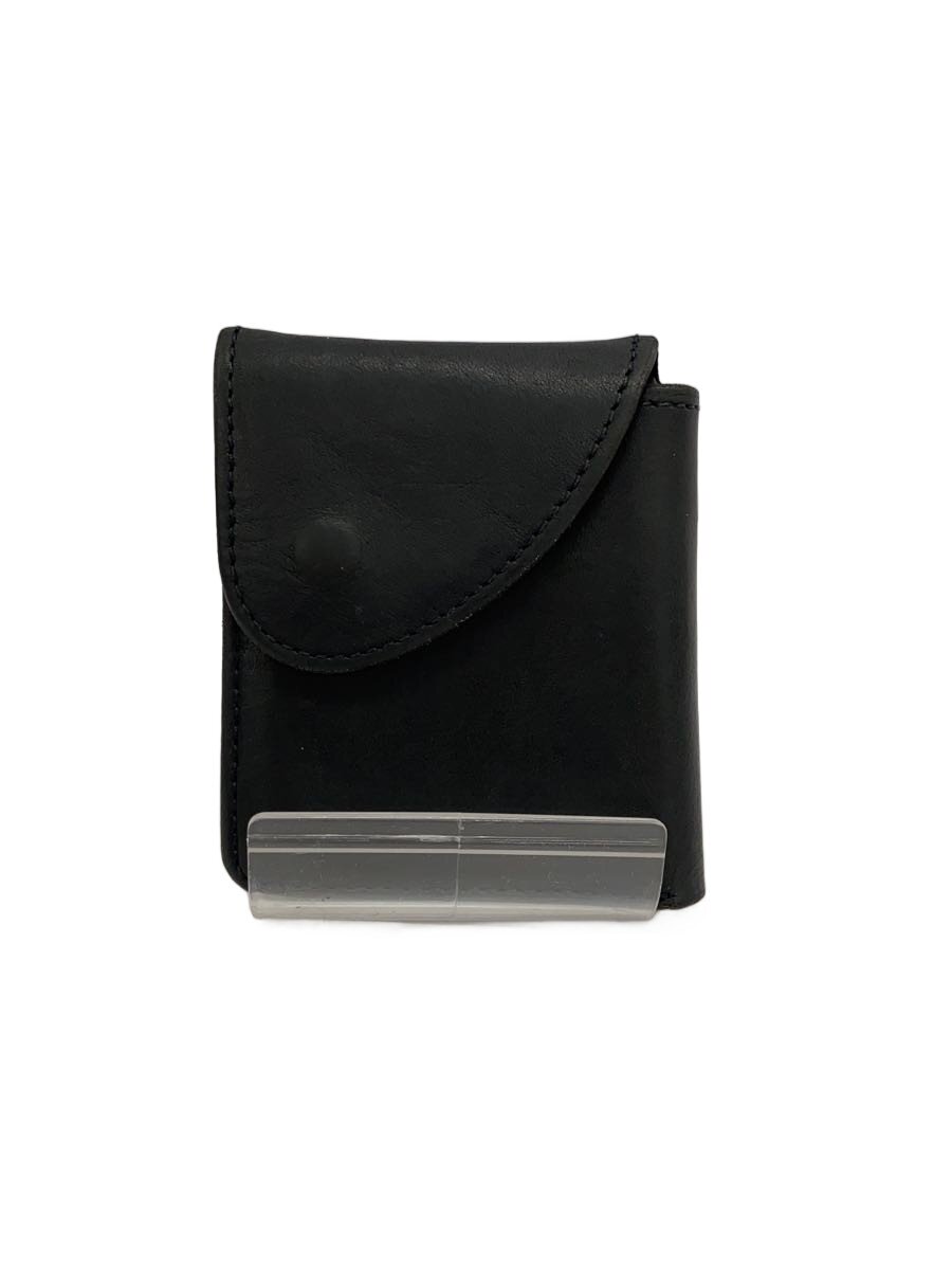 【中古】Hender Scheme◆2つ折り金入れ/なめし革/BLK/メンズ//【服飾雑貨他】