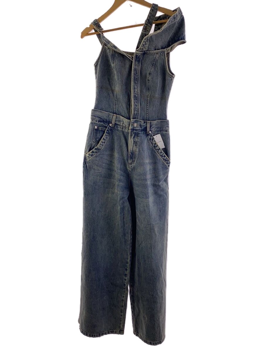 【中古】MELT THE LADY◆off shoulder belt jumpsuit/FREE/ジーンズ/IDG/ML32815/? NULL ?【レディース御召しもの】