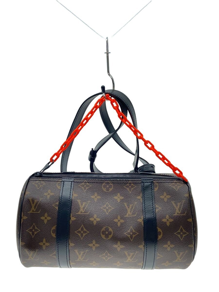 【中古】LOUIS VUITTON◆ミニ・ポロション_モノグラム・ソーラー花の冠/PVC/BRW/総柄【御徒面子】