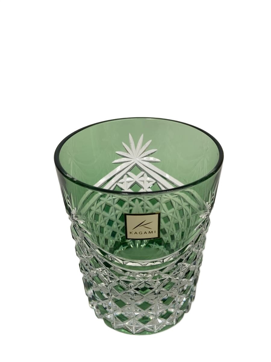 【中古】KAGAMI CRYSTAL◆グラス/GRN【キッチン用品】