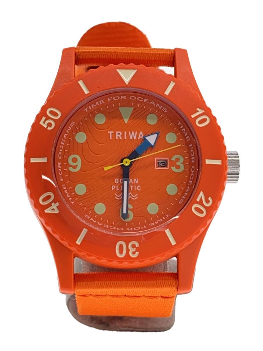 【中古】TRIWA◆石英ウオッチ/アナログ/ナイロン/ORN/ORN/SS/TF0203-CL150512【服飾雑貨他】