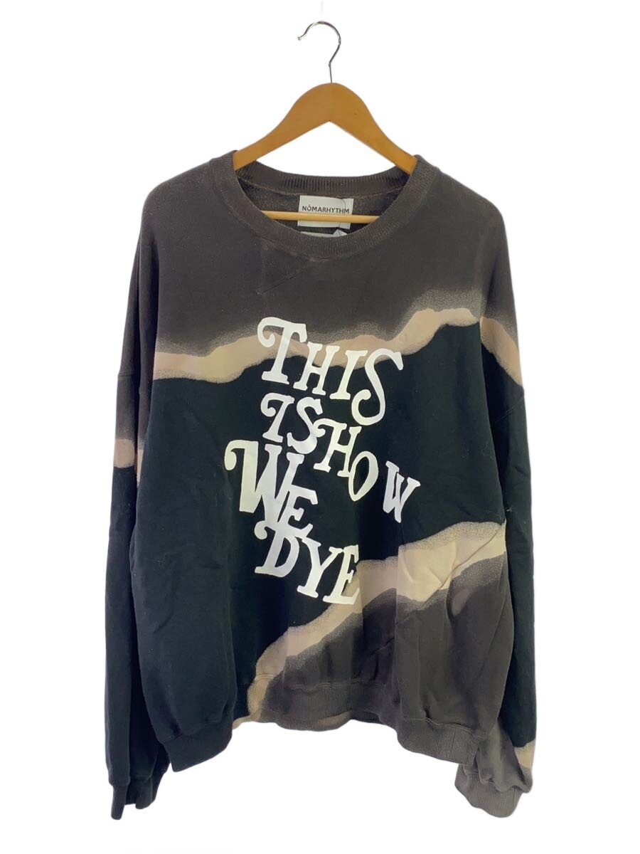 【中古】NOMA t.d.◆Hand Dye Twist Sweat Print/汗水/4/綿織物/BRW/n39-csd01【メンズウェア】