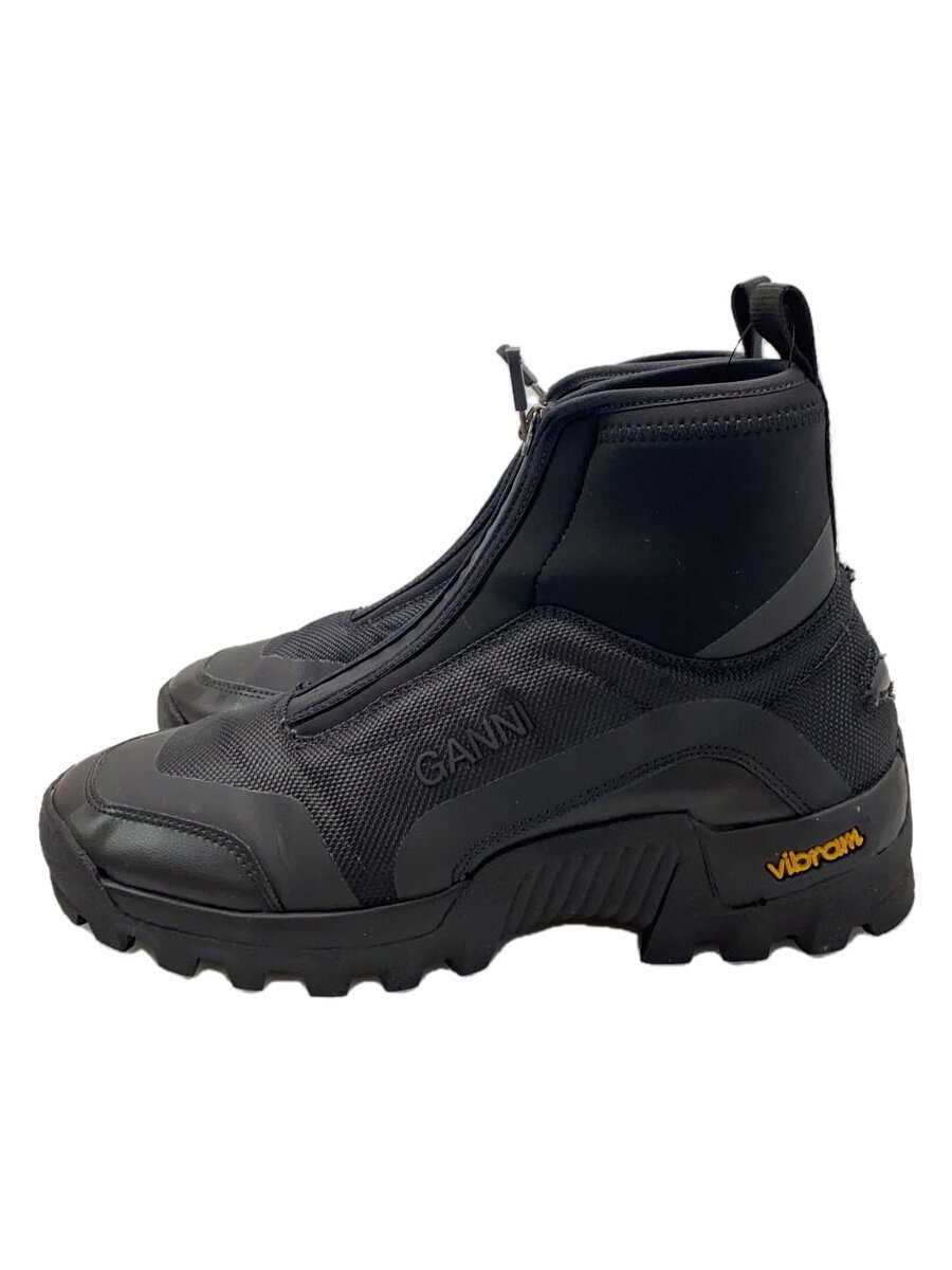 【中古】GANNI◆ロゴディティールパフォーマンススニーカー/37/BLK/S2058【シューズ】