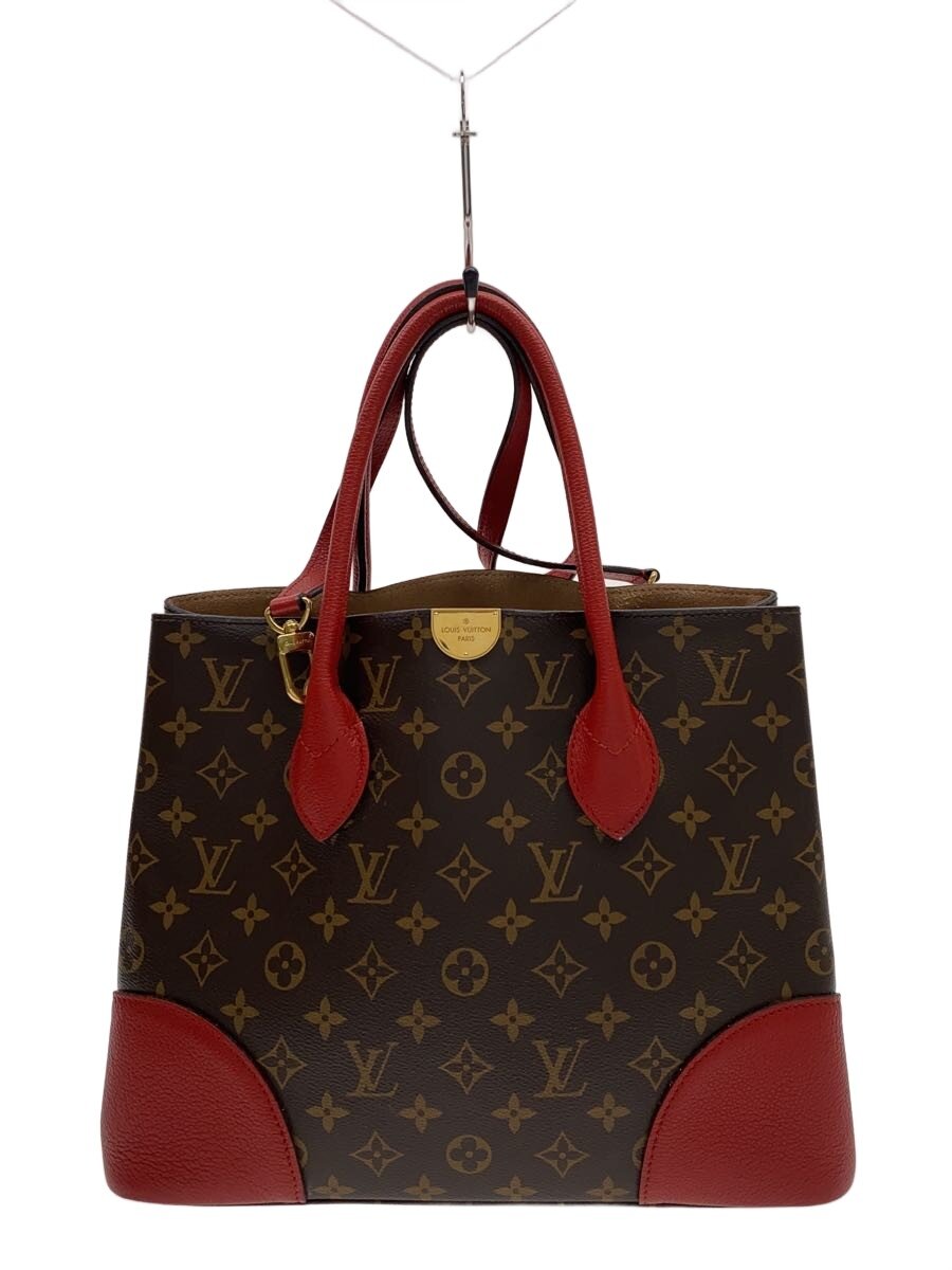 【中古】LOUIS VUITTON◆フランドリン_モノグラム・帆布/PVC/BRW/総柄【御徒面子】