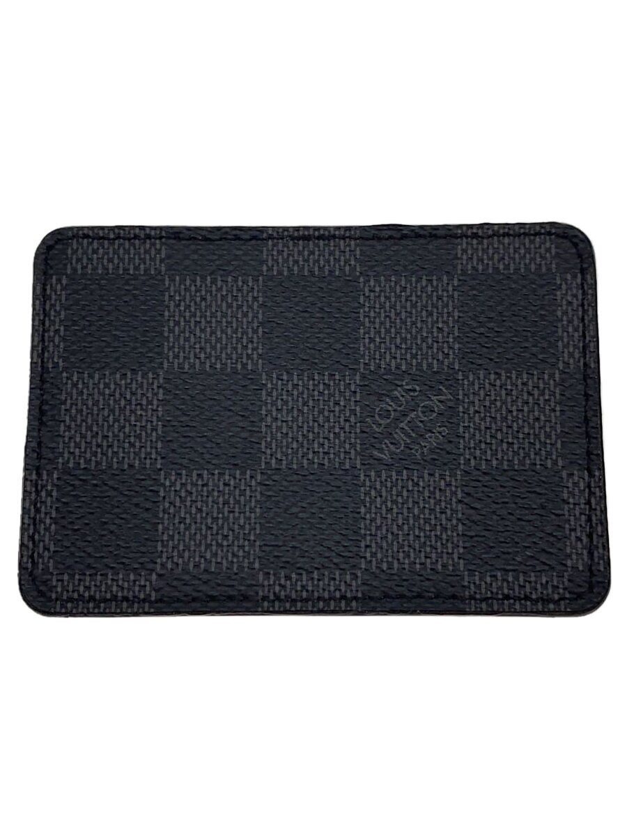 【中古】LOUIS VUITTON◆コインパース_ダミエ・グラフィット_BLK/--/メンズ【服飾雑貨他】