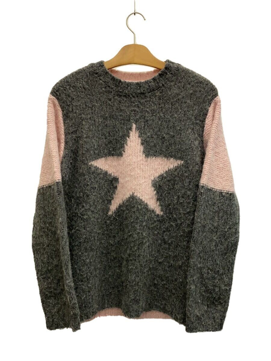 【中古】Heaven By Marc Jacobs◆編み物・プルオーバー(薄っぺら)/XS/アクリル樹脂/GRY/P658W01FA22-03【レディース御召しもの】