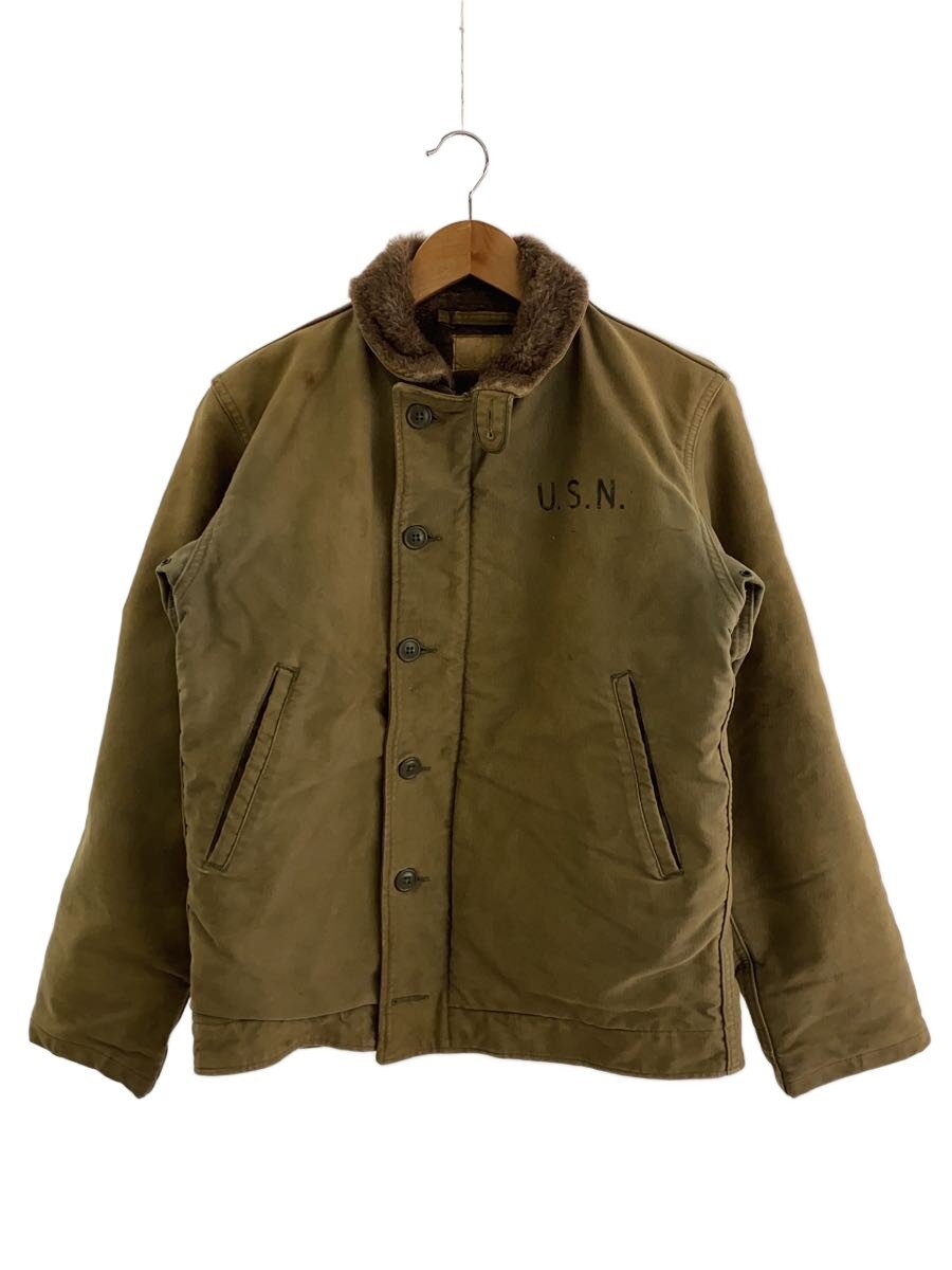 【中古】MILITARY◆40s/VT/US/NAVY/N-1/甲板/38/ZIP打ちこわれる/上衣【メンズウェア】