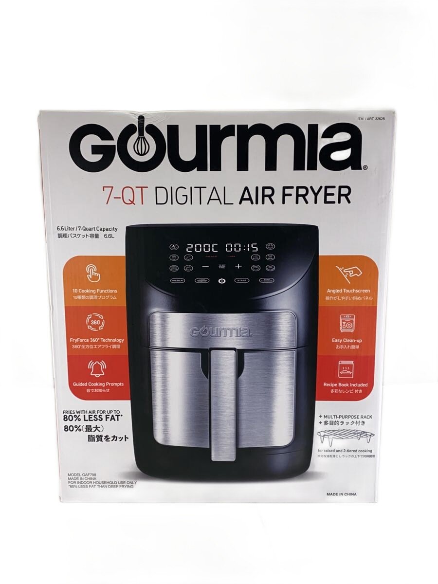 【中古】GOURMIA◆膳立て家電余分の物/ノンフライヤー【家電・視覚的・オーディオ】