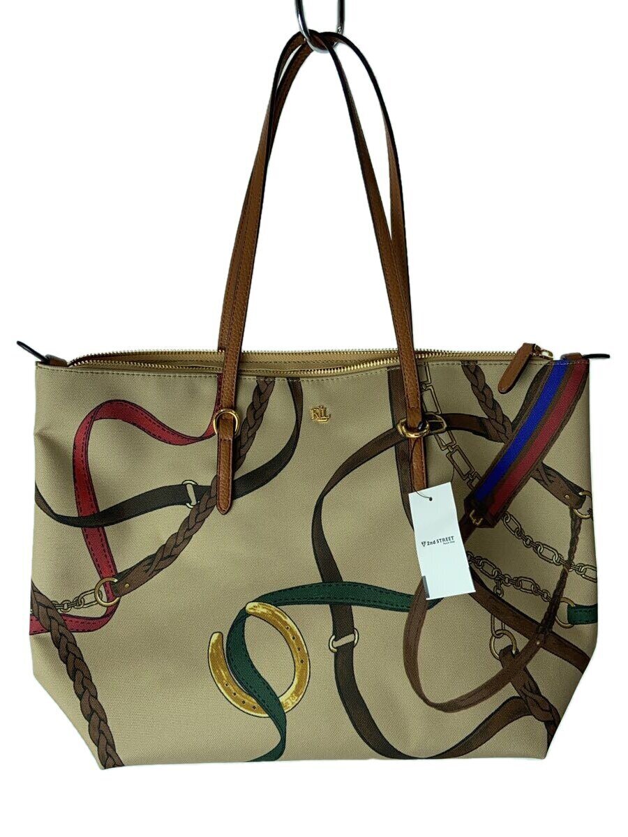【中古】LAUREN RALPH LAUREN◆トートバッグ/--【御徒面子】