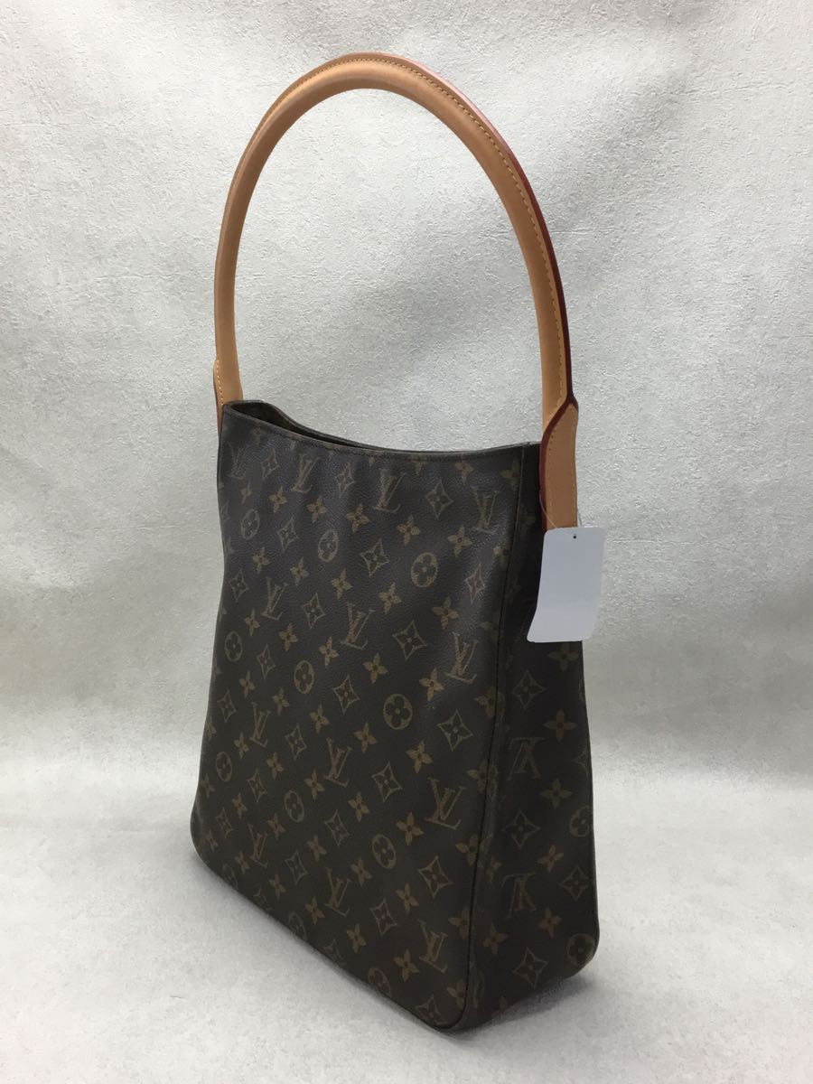 LOUIS VUITTON◇ルーピングGM モノグラム トートバッグ PVC BRW 総柄