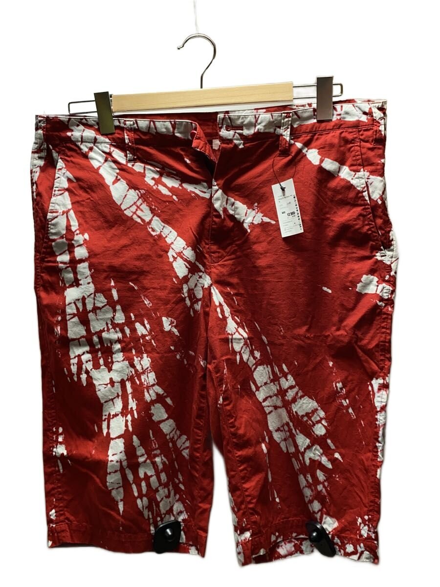 【中古】ISSEY MIYAKE MEN◆遊撃手ズボン下/3/綿織物/RED/総柄/me41ff034【メンズウェア】