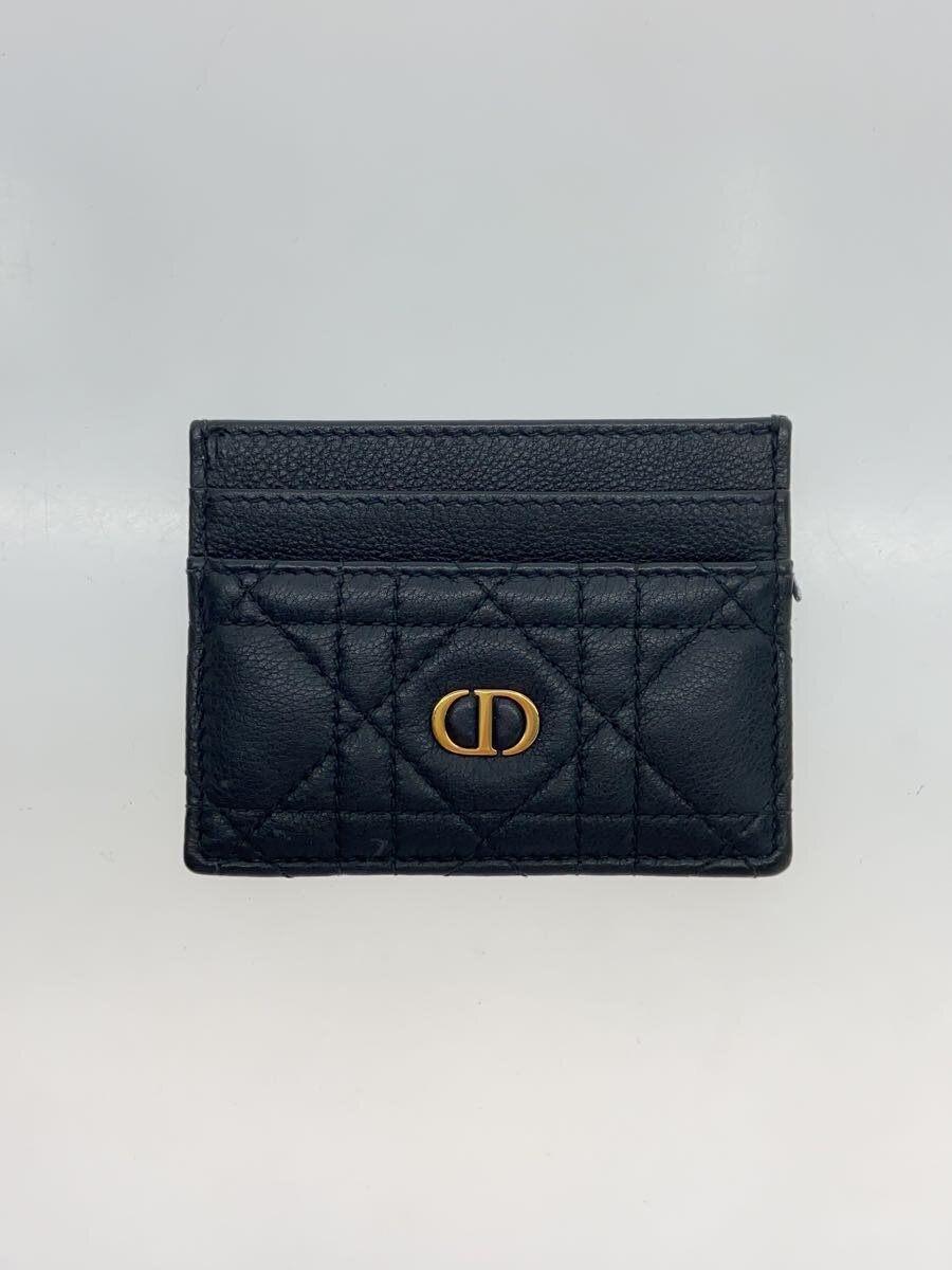 【中古】Christian Dior◆歌留多入れもの/なめし革/BLK/レディース/caro freesia【服飾雑貨他】