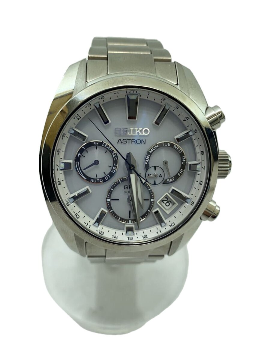 【中古】SEIKO◆ソーラーウオッチ/GPS/ASTRON/アナログ/ステンレス鋼/5x53-0aj0//【服飾雑貨他】