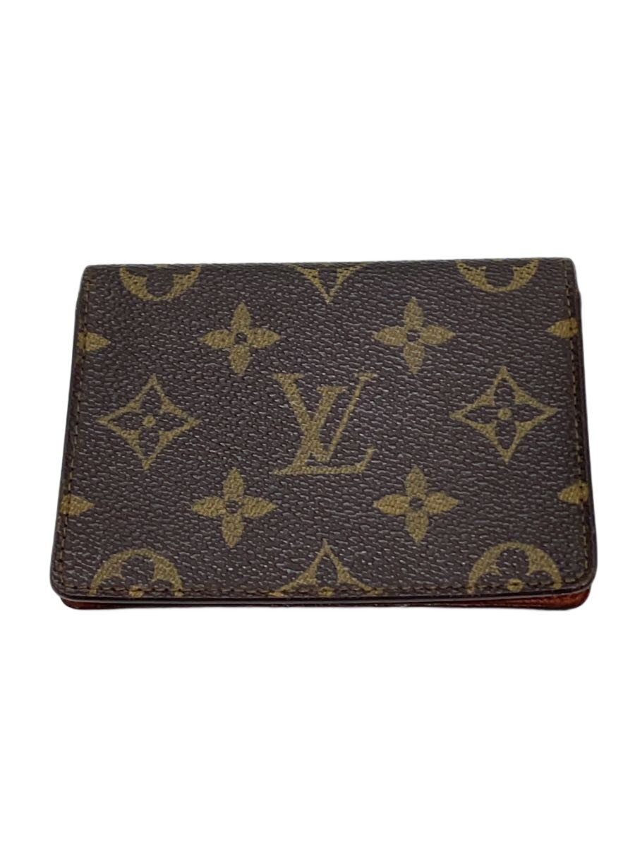 【中古】LOUIS VUITTON◆ポルト・2カルト・ヴェルティカル_モノグラム・キャンバス/レザー/BRW/メンズ【服飾雑貨他】|2nd STREET 店