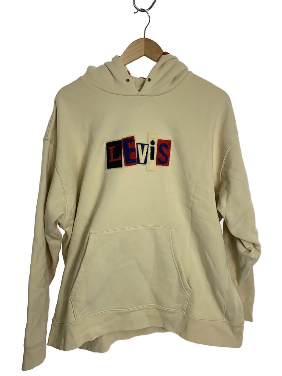 【中古】Levi’s◆パーカー/XL/綿織物/CRM/パソコン9-A1008-0014【メンズウェア】